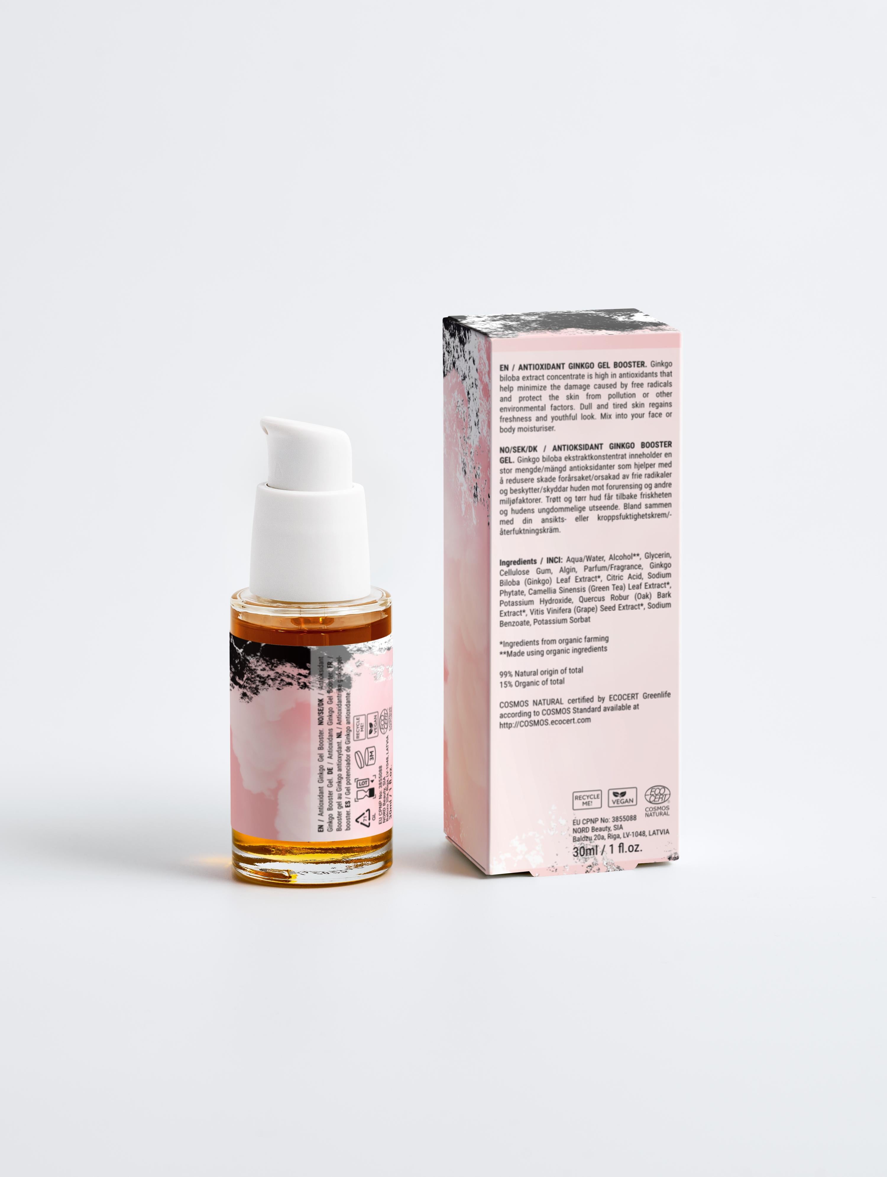 Antioxidant Ginkgo Gel Booster